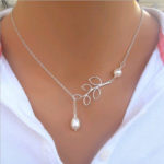Hot-Sale-Luxury-Leaf-Imitation-Pearl-font-b-Necklace-b-font-Circle-font-b-Lariat-b