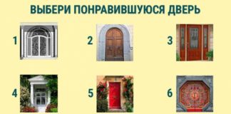 Выбранная вами дверь укажет на тип личности.