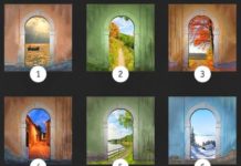 Выберете дверь, которая привлекает вас больше всего.