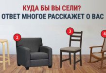 Тест: решите куда хотите сесть и получите портрет вашей личности