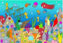 Найдите затерявшуюся рыбку и проверьте свою наблюдательность