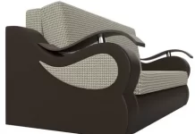 Прямой диван Меркурий : легко трансформируется в удобную кровать по системе еврокнижка