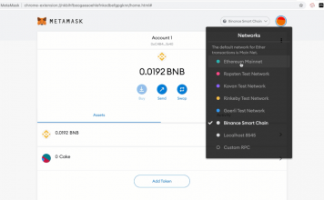 Подключение Metamask к сети Celo