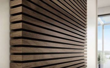 Акустические панели из реек для стен