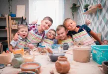 Удивительное приключение: День рождения ребенка в Гончарной студии №1 в Новосибирске.