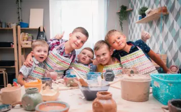 Удивительное приключение: День рождения ребенка в Гончарной студии №1 в Новосибирске.