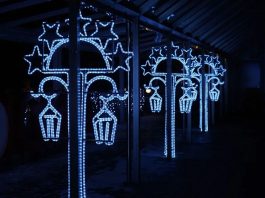 Оформление парков и скверов светодиодными консолями